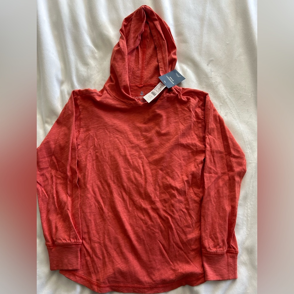 Crewcuts Vibrant Coral Hoodie